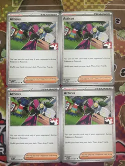 Atticus x 4 077/091 NM (Play Set) Pokemon Play! Prize Pack - Image 1