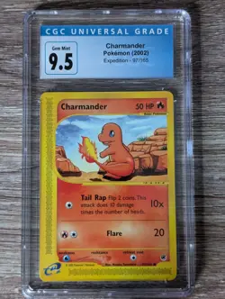 2002 Pokemon Expedition Charmander #97 CGC Gem Mint 9.5/10 - Image 1