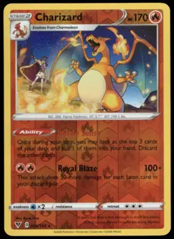 Pokemon TCG - Vivid Voltage SWSH04 Charizard 025/185 Reverse Holo - Image 1