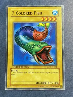 YuGiOh! 7 Colored Fish - GLD1-EN001 Common Limited Edition Near Mint - Image 1