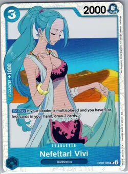 Nefeltari Vivi EB02-026 SR Anime 25th Collection - One Piece Card - NM - Image 1