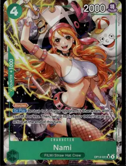 One Piece Card Game Nami OP14-031 Alt Art - Image 1
