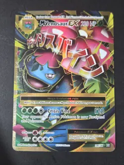 Pokemon M Venusaur EX Ultra Rare Full Art Holo Card 100/108 Evolutions 230 HP - Image 1