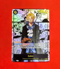 OP13-120 Sabo SEC Manga Rare (Super Alternate Art) One Piece Card Game English - Image 1