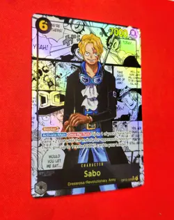 OP13-120 Sabo SEC Manga Rare (Super Alternate Art) One Piece Card Game English - Image 2