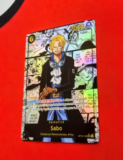 OP13-120 Sabo SEC Manga Rare (Super Alternate Art) One Piece Card Game English - Image 3