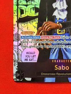 OP13-120 Sabo SEC Manga Rare (Super Alternate Art) One Piece Card Game English - Image 4