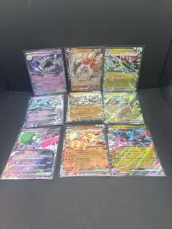 Pokemon EX / V Card Lot (9 Cards) Dragapult, Arcanine, Iron Valiant Holo Rare - Image 1