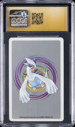 2000 POKEMON SILVER VERSION PLAYING CARDS ACE OF SPADES LUGIA CGC 10 PRISTINE - Image 2