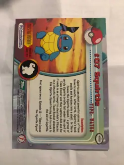 Pokemon card 1999 #07 Squirtle - Image 2