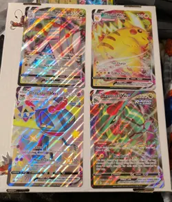 Lot Of 4 Jumbo Cards Pokemon - Image 1