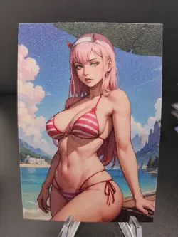 Zero Two Darling On The Franxx Anime Waifu Card Doujin ACG Goddess - Image 1