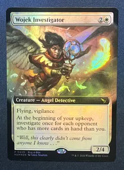 MTG Wojek Investigator 429 Extended Art FOIL Promo Magic the Gathering - Image 1