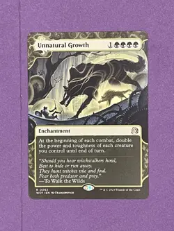Unnatural Growth - Regular Rare - Enchanting Tales WOT 0062 - Near Mint - MTG - Image 1