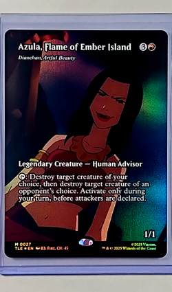 2025 MTG Magic The Gathering TLE Avatar Foil #27 Azula Flame of Ember Island - Image 1