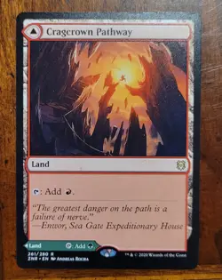 Cragcrown Pathway x1 MTG Zendikar Rising Magic Near Mint NM English - Image 1