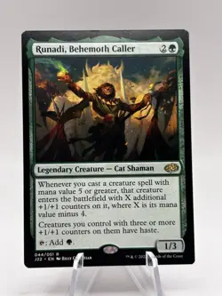 Runadi, Behemoth Caller 044/051 Jumpstart 2022 J22 MTG NM - Image 1