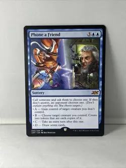 Phone A Friend (055) Unfinity UNF MTG Magic The Gathering - Image 1