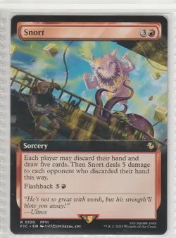 MTG Snort #120 Final Fantasy Ext Art Rare NM - Image 1