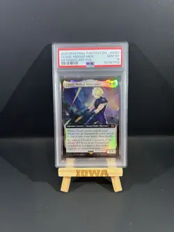 MTG: Final Fantasy #0427 Cloud, Midgar Mercenary Extended Art Foil PSA 10 - Image 1