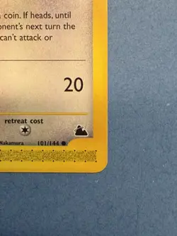 Pokemon Card - Snubbull Skyridge 101/144 Non Holo - NP NM+/MT - Image 4