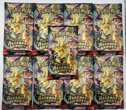 Lot of 9x Pokemon Ascended Heroes Booster Pack’s - **NEW FACTORY SEALED** - Image 1