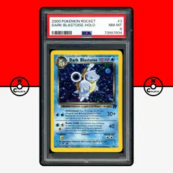 Pokemon PSA 8 SET Dark Blastoise Charizard Dragonite Raichu Team Rocket 3 4 5 83 - Image 3