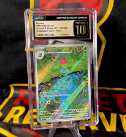 CGC Pristine 10💎 Ivysaur 167/165 Illustration Rare 151 Pokemon 2023 - Image 1