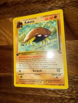 Pokemon TCG Kabuto Fossil 1st Edition Common - Image 3