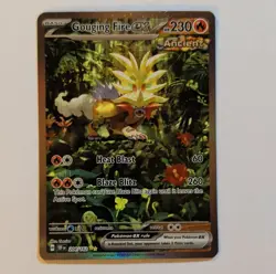 Pokemon TCG Gouging Fire EX Ancient 230 HP 204/162 SV05 Temporal Forces SIR Holo - Image 1
