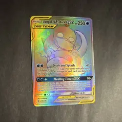 Pokemon Slowpoke & Psyduck GX TAG TEAM Secret Rare 239/236 Sm-Unified Minds Holo - Image 2