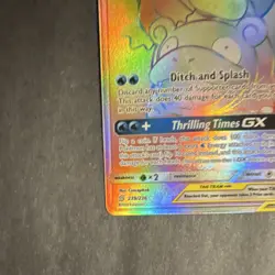 Pokemon Slowpoke & Psyduck GX TAG TEAM Secret Rare 239/236 Sm-Unified Minds Holo - Image 3