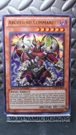 | Yugioh Archfiend Commander JUMP-EN067 Ultra Shonen Jump Magazine Promos NM | - Image 1