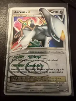 Pokemon TCG Arceus LV.X Holo Rare Card 94/99 Near Mint ++ Condition - Image 1