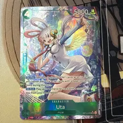 One Piece Card Game 🏴‍☠OP13-023 Uta SR NM Alt Art Foil ENGLISH - Image 1