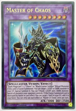BACH-EN036 Master of Chaos - Ultra Rare 1st Edition Near Mint YuGiOh Card - Image 1