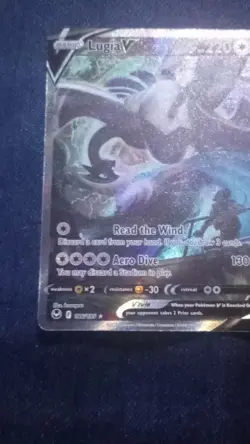 Pokemon Lugia V SWSH301 Sword & Shield Promo Holo Card 220 HP English - Image 1