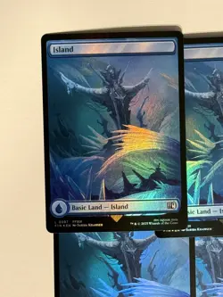 10 x Island (0297 ) - Foil - Final Fantasy - NM - MTG Full Art Lands - Image 2
