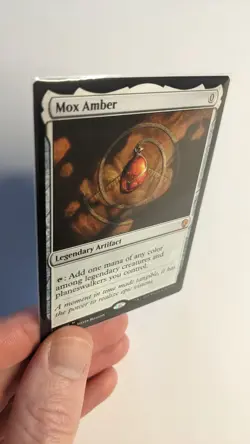 Mtg Magic the Gathering Mox Amber #224 Dominaria LP - Image 1