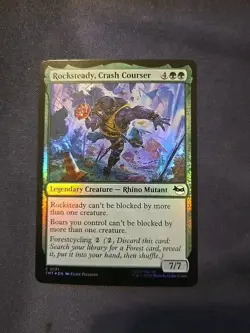 Rocksteady, Crash Courser (Foil) 0131 - Teenage Mutant Ninja Turtles MTG - NM/M - Image 1