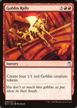 1x Goblin Rally NM Eng MTG - GRN guild kit - Image 1