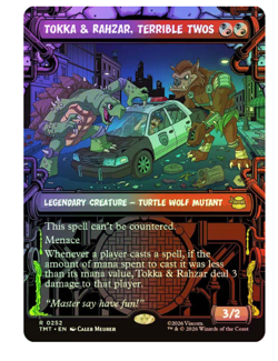 Tokka & Rahzar, Terrible Twos - Foil - Showcase Teenage Mutant Ninja Turtles MTG - Image 1