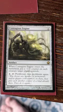 Contagion Engine #145 (LP) Scars of Mirrodin SOM Magic MTG - Image 1