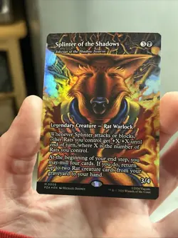Splinter of the Shadows -Ashcoat of the Shadow Swarm M 0006 (Borderless) Foil NM - Image 3