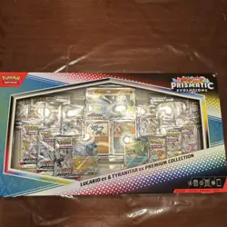 Pokemon TCG Lucario Ex & Tyranitar Ex Premium Collection New/ Sealed Prismatic - Image 1
