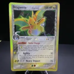 Pokemon Dragonite Delta Species Holo Rare 3/113 100 HP English Trading Card - Image 1