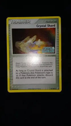 POKEMON CRYSTAL SHARD STAMPED EX CRYSTAL GUARDIANS 76/100 ENG NM NO GOLD STAR - Image 1