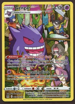 Pokemon TCG Gengar Trainer Gallery Lost Origin TG06/TG30 Holo Rare Card - Image 1