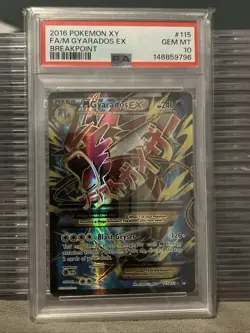 Pokemon TCG M Gyarados EX 115/122 Full Art Shiny Breakpoint PSA 10 - Image 1