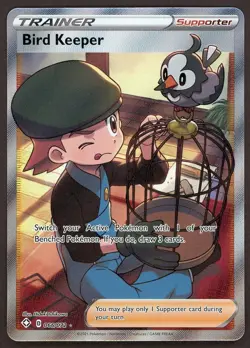 Pokemon Card Bird Keeper 066/072 Shining Fates Holo Ultra Rare Near Mint - Image 1